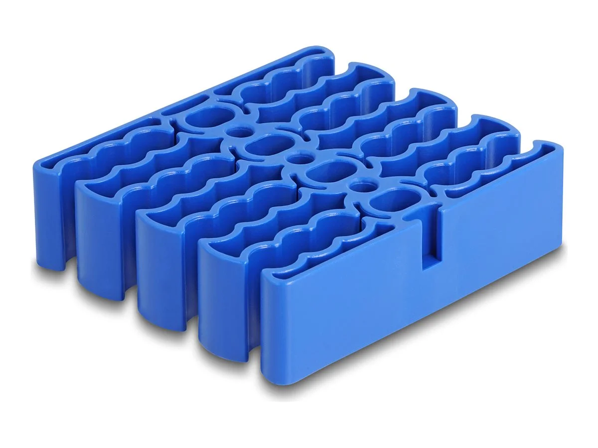 DELOCK Kabel-Organizer mit 24 blau