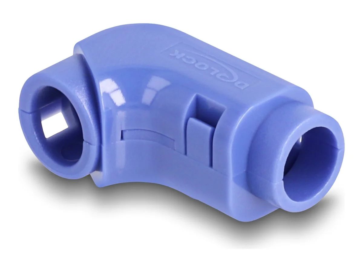 DELOCK Kabel Clips zum Abwinkeln blau