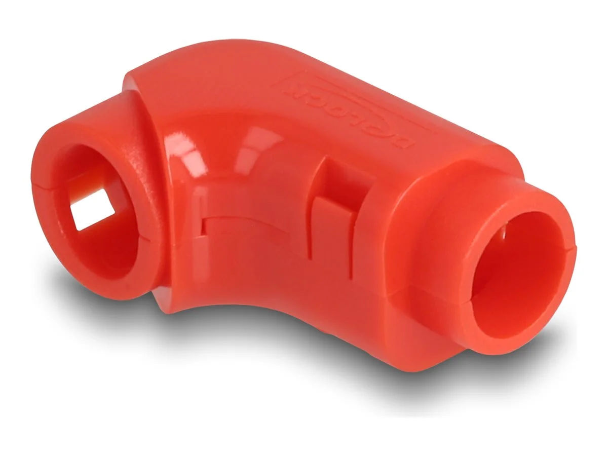 DELOCK Kabel Clips zum Abwinkeln rot