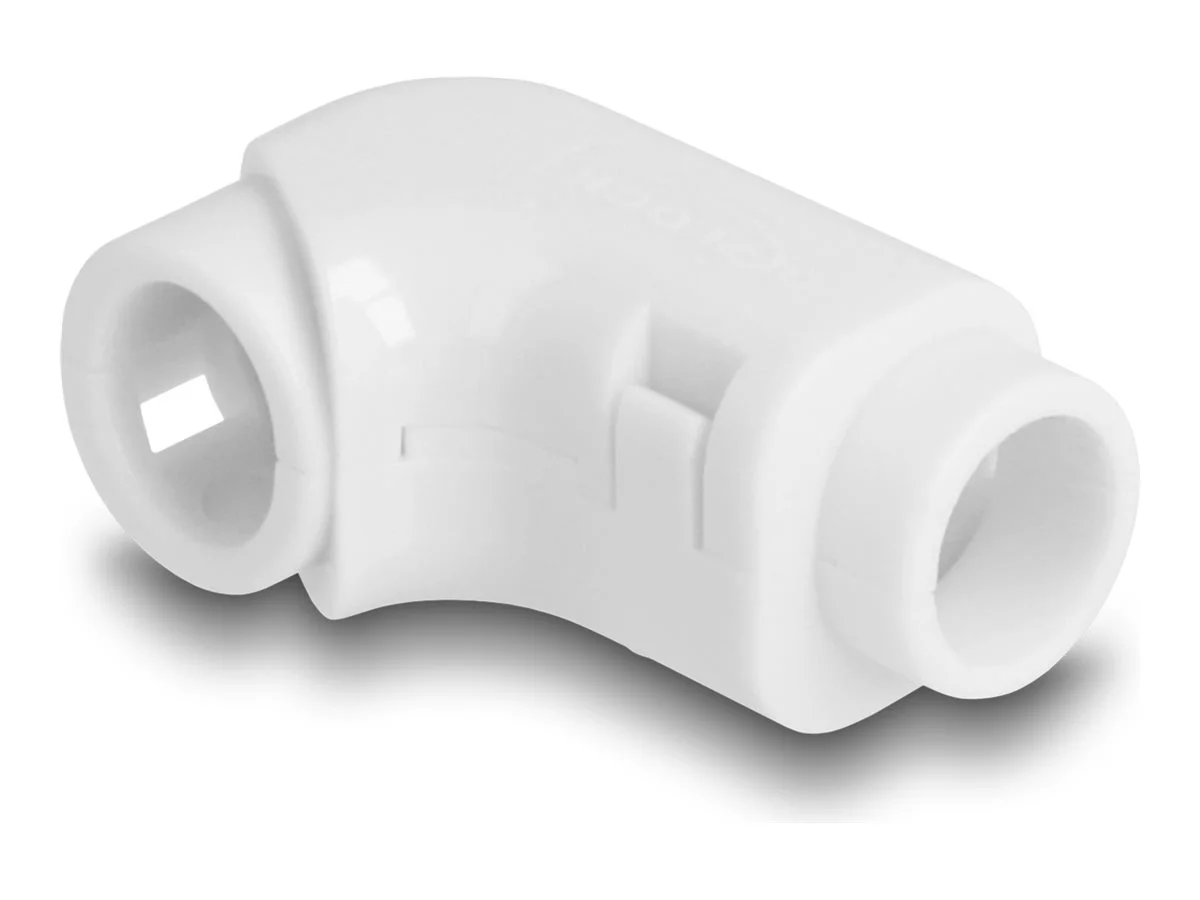 DELOCK Kabel Clips zum Abwinkeln weiss
