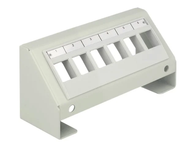DELOCK Keystone Halterung 6 Port Multime
