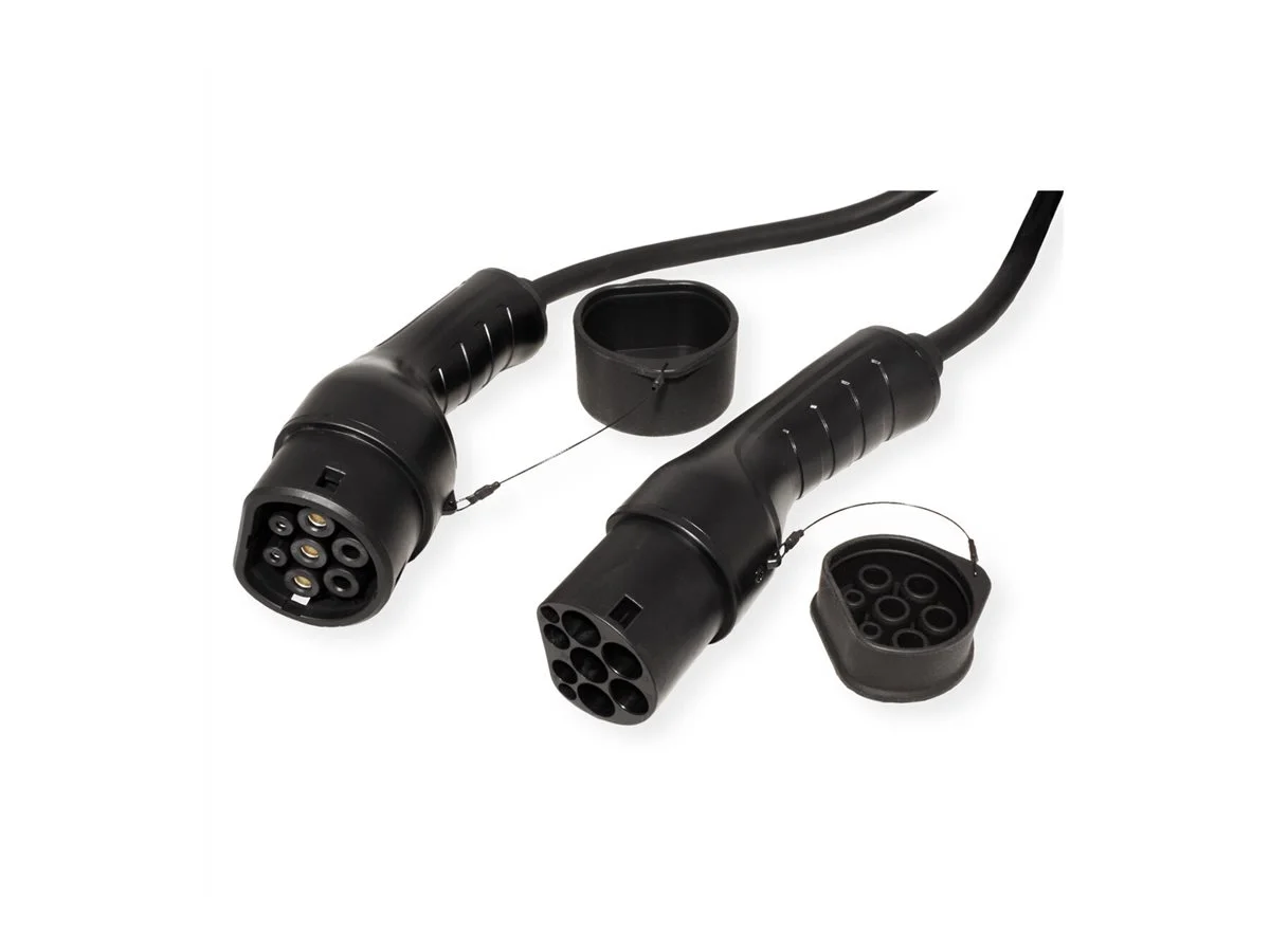 ROLINE E-Auto Ladekabel Typ2 1-phasig 3m