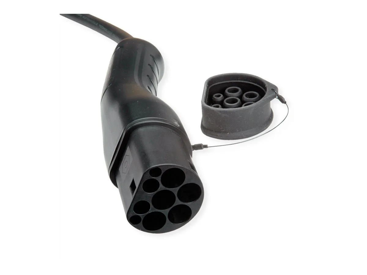 ROLINE E-Auto Ladekabel Typ2 1-phas 7,5m
