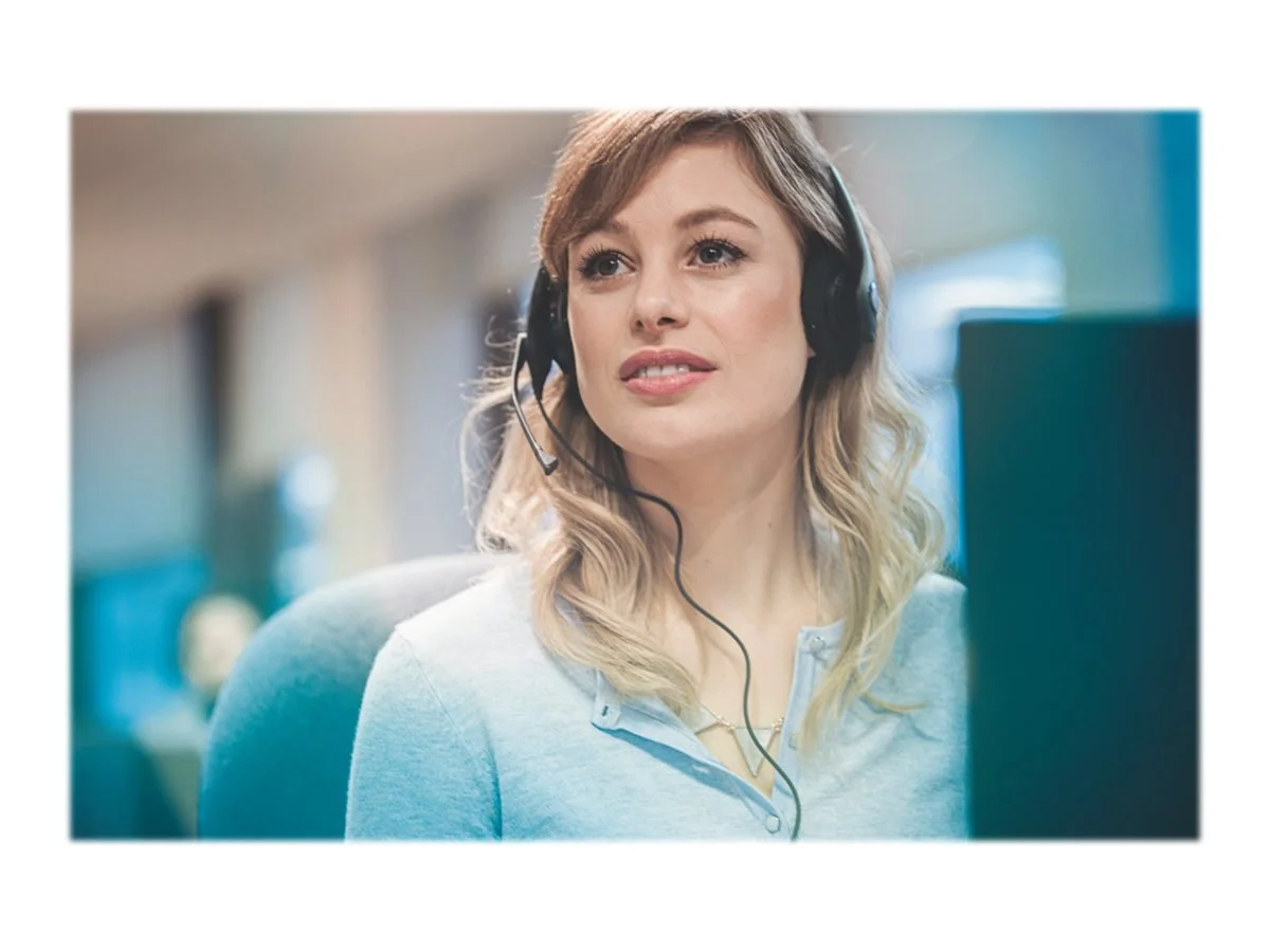 JABRA BIZ 1500 Duo Headset on-ear wired