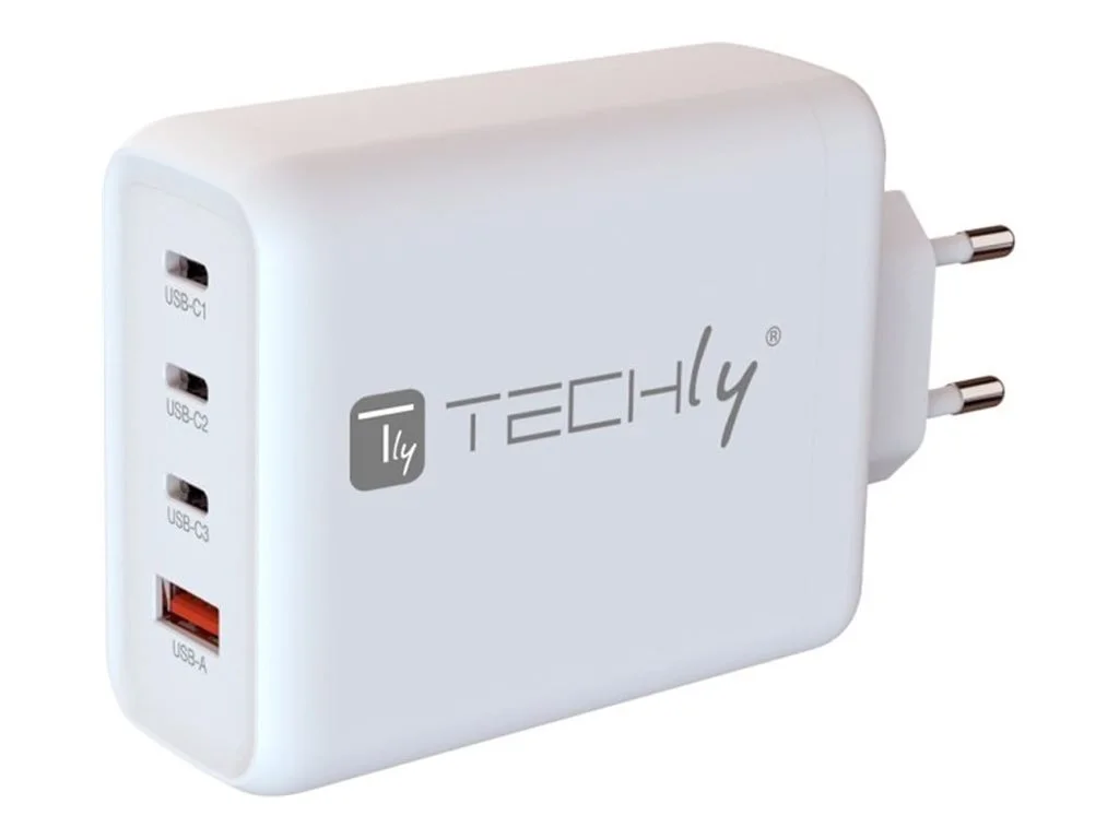 EFB Techly Ladegerät USB-C 1-2-3/USB-A