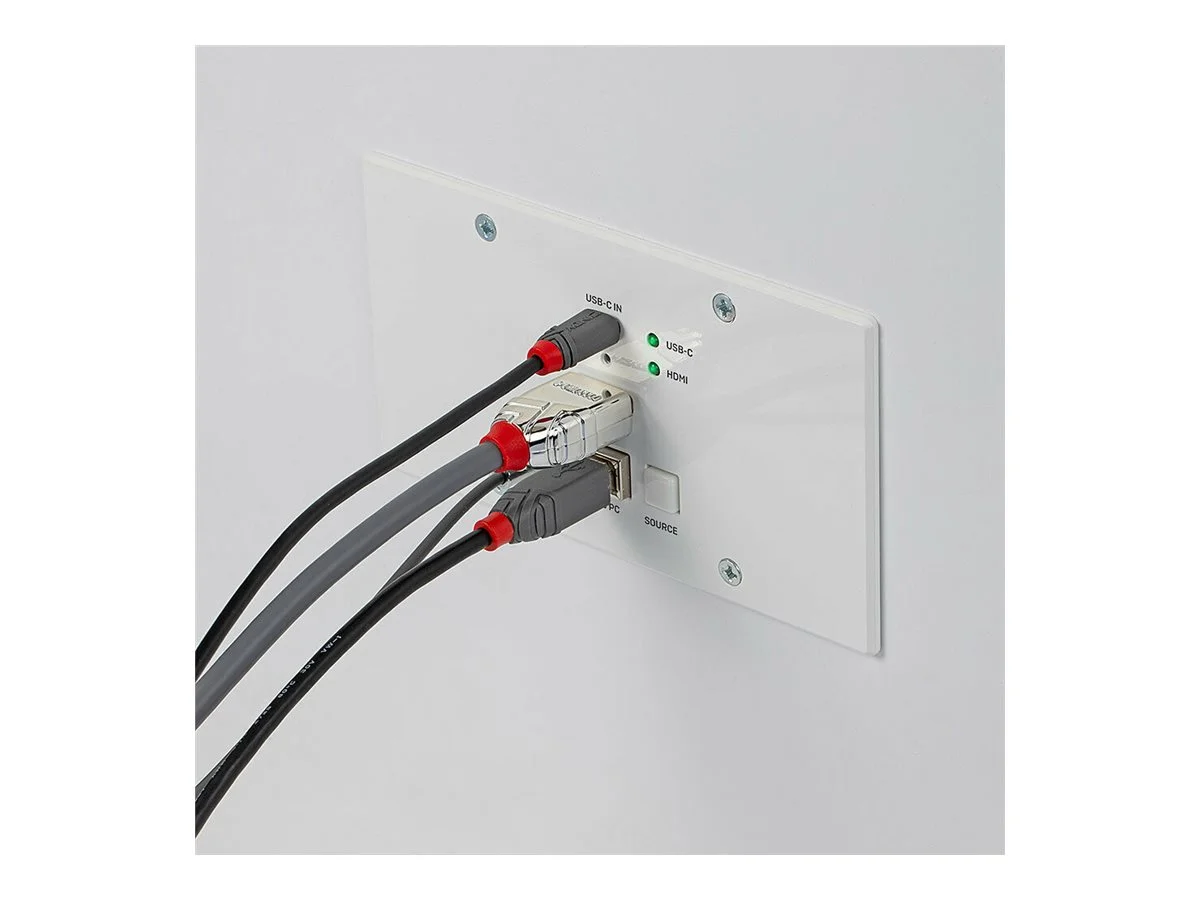 LINDY 150m HDMI & TypeC HDBT EU KVM Ext