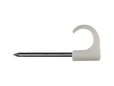 SE 100 Stck Nagelschelle TC7-10 hellgrau