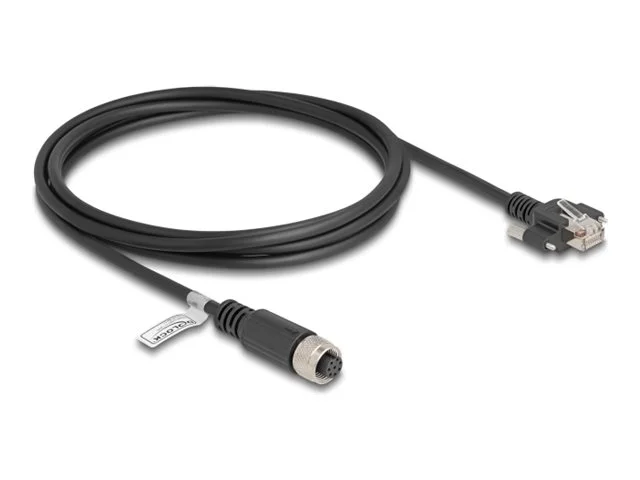DELOCK M12 Kabel A-kodiert 8 Pin 2 m