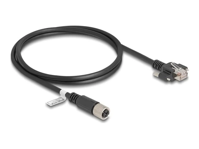 DELOCK M12 Kabel X-kodiert 8 Pin 1 m