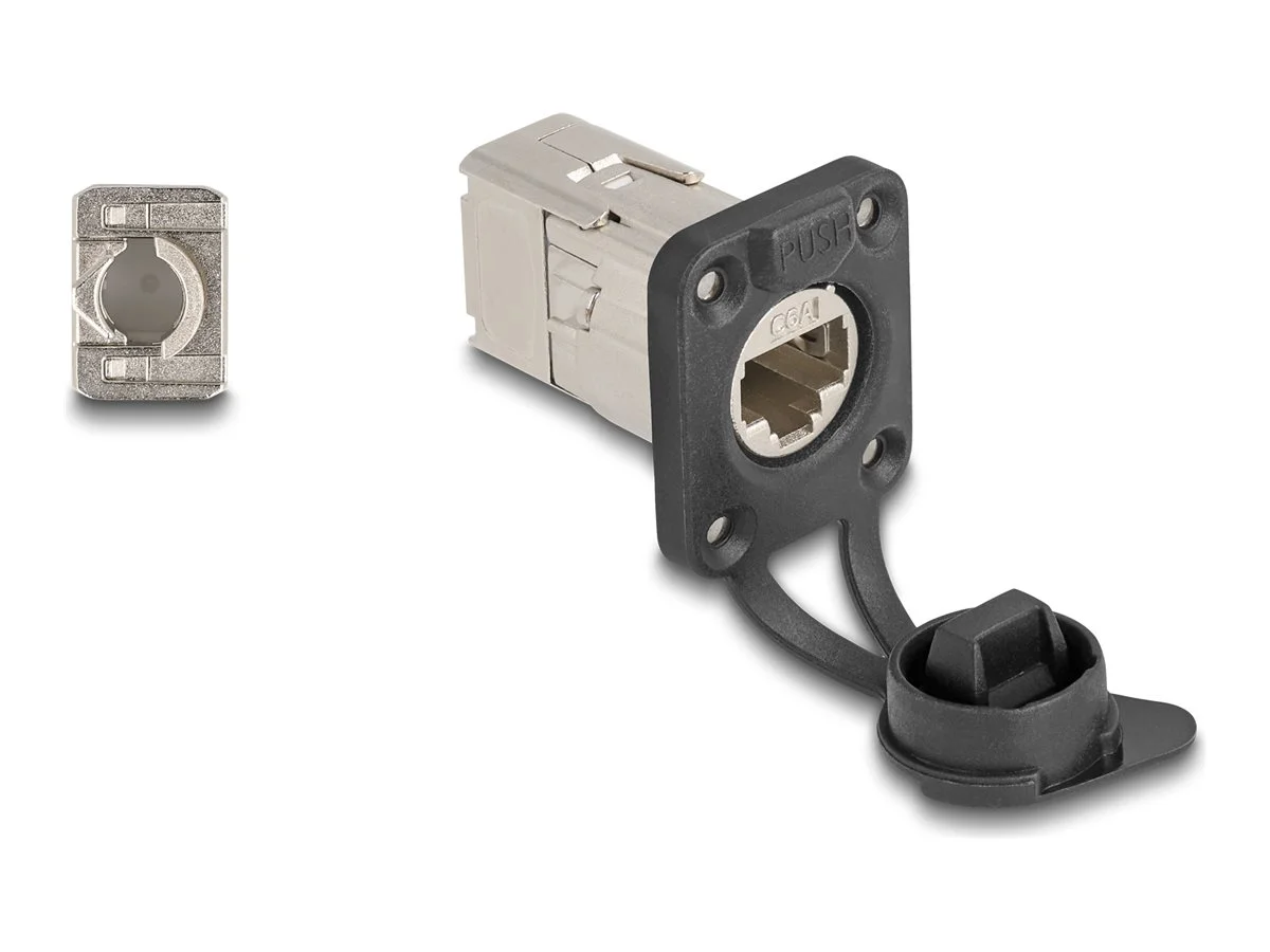 DELOCK D-Typ RJ45 Einbaubuchse mit LSA