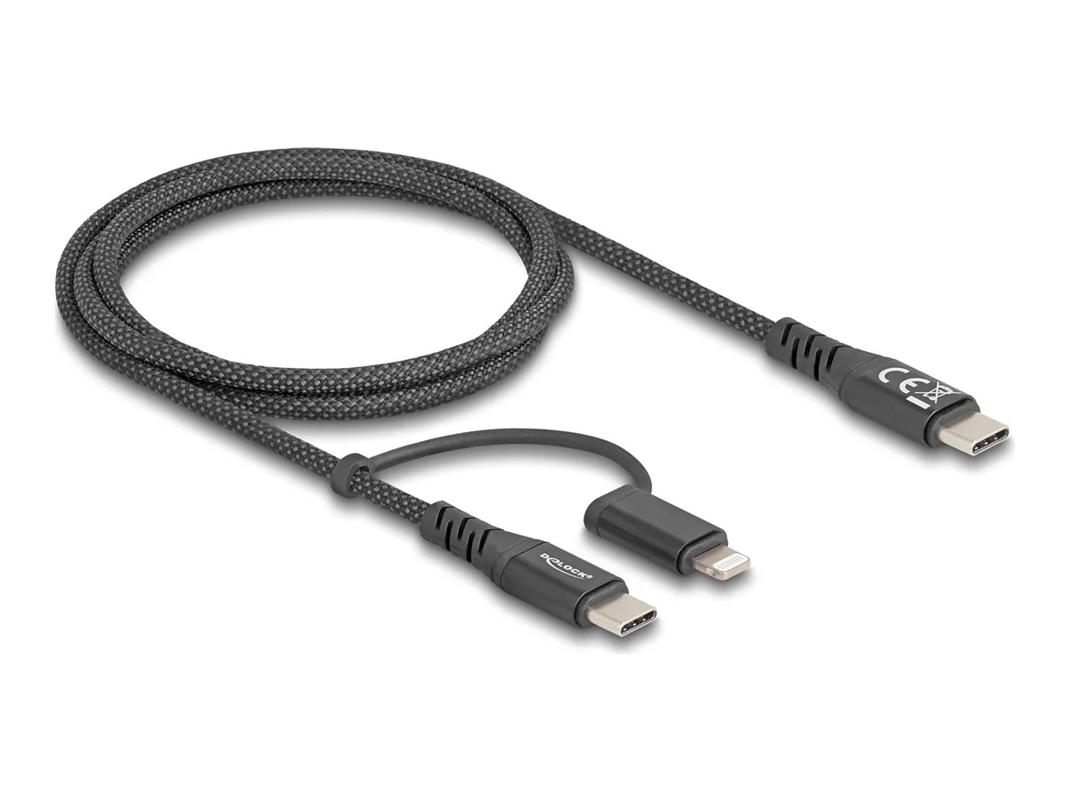 DELOCK USB Kabel 2 in 1 USB Type-C zu U