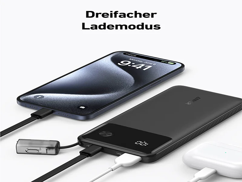 ANKER PowerBank 10.000mAh 22,5W 1C1A bk