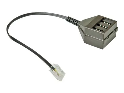 ROLINE Adapter TAE-NFN auf RJ45 schwarz