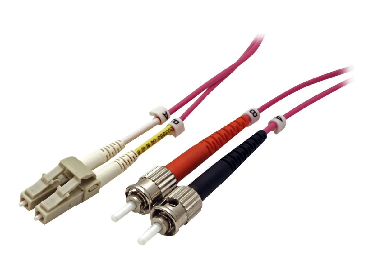 ROLINE LWL-Kabel LC/ST violett 1m