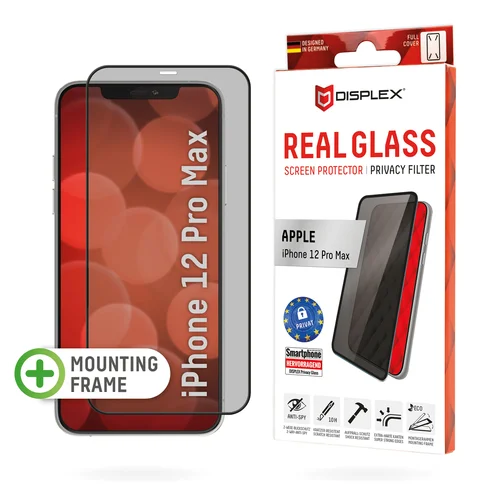 Displex Privacy Real Glass FC F/ Apple iPhone 12 Pro Max