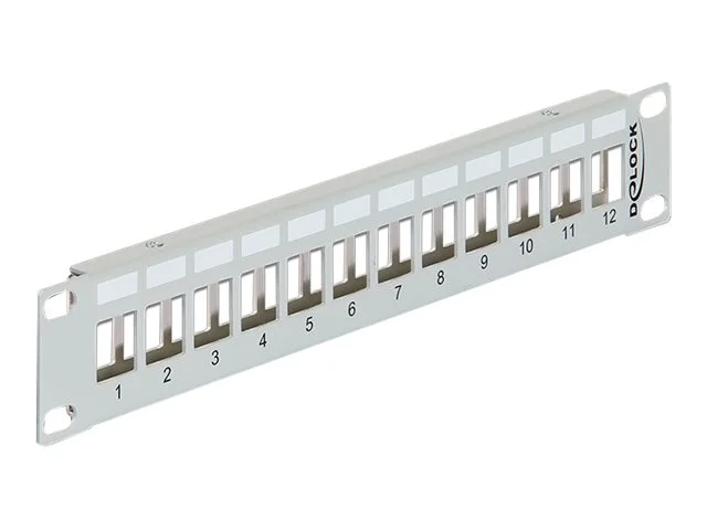 DELOCK 10 Keystone Patchpanel 12 Port
