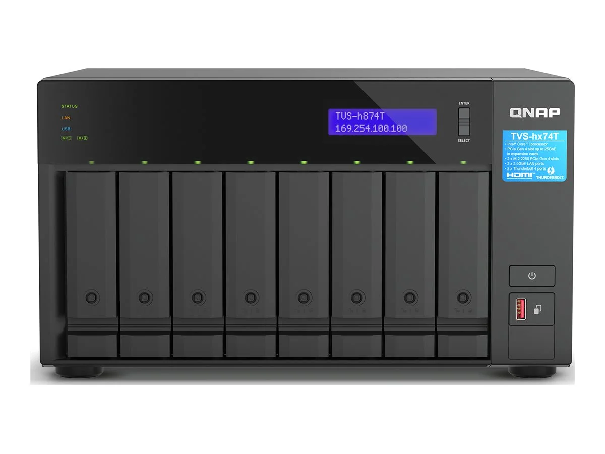 QNAP TVS-H874T-I7-32G 8-Bay NAS i7-12700
