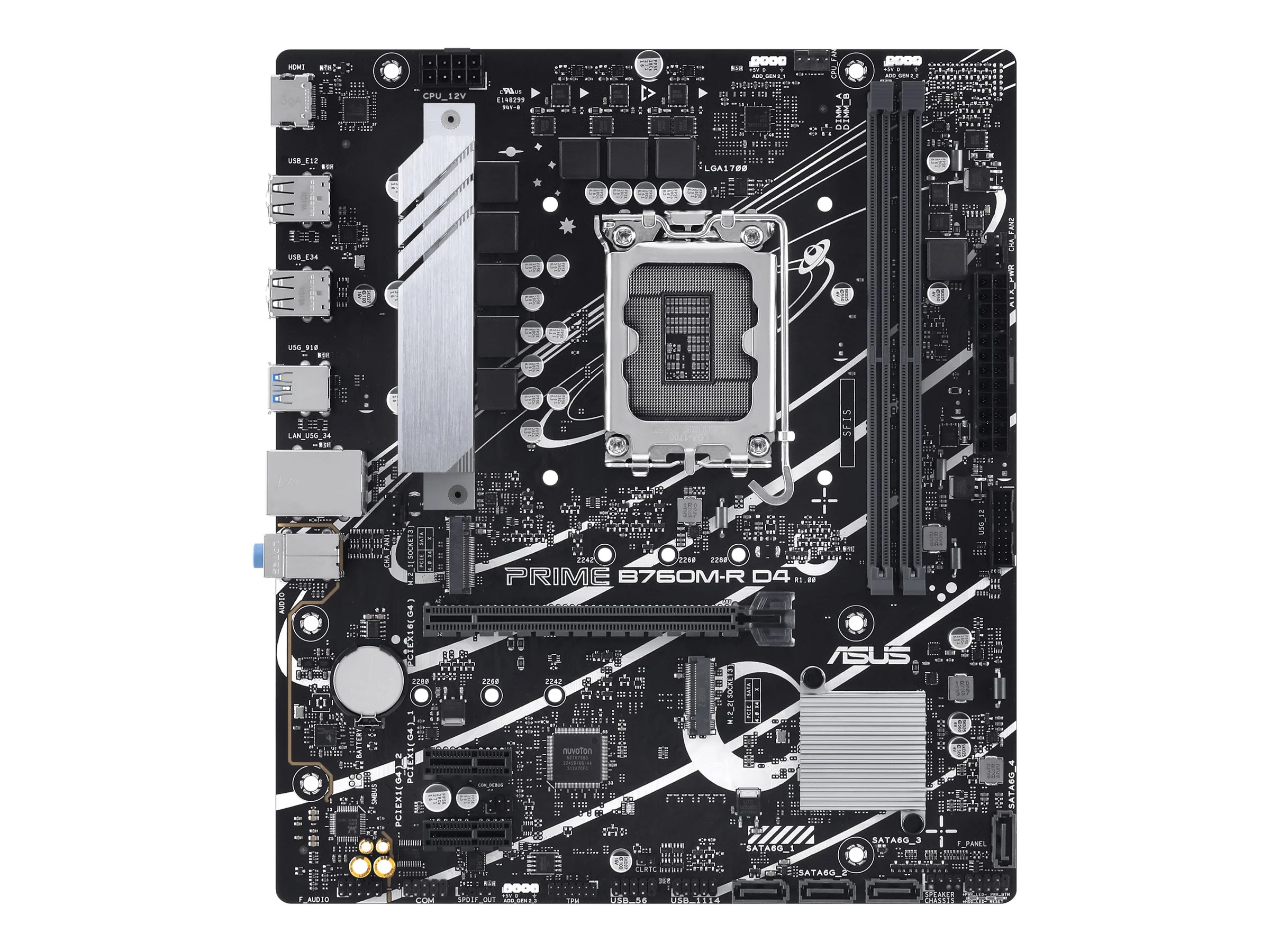 ASUS PRIME B760M-R D4 LGA1700 MB