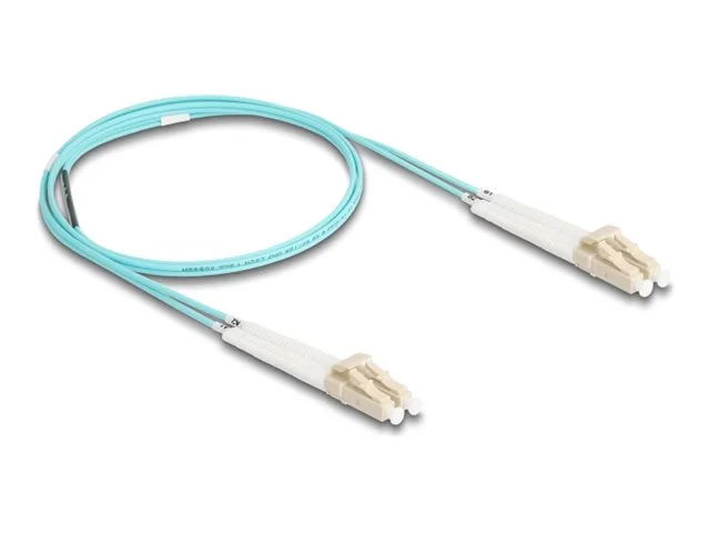 DELOCK LWL Kabel LC Duplex OM3 1m