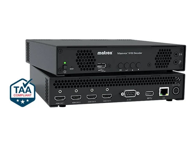 MATROX Maevex 6152 Quad 4K HDMI Decoder