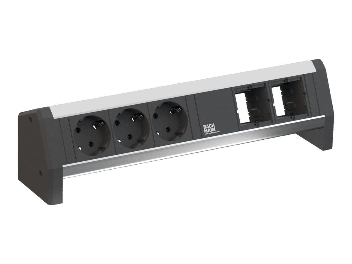 BACHMANN DESK 3xCEE7/3 sw 2xCM 1m 3G1,5m