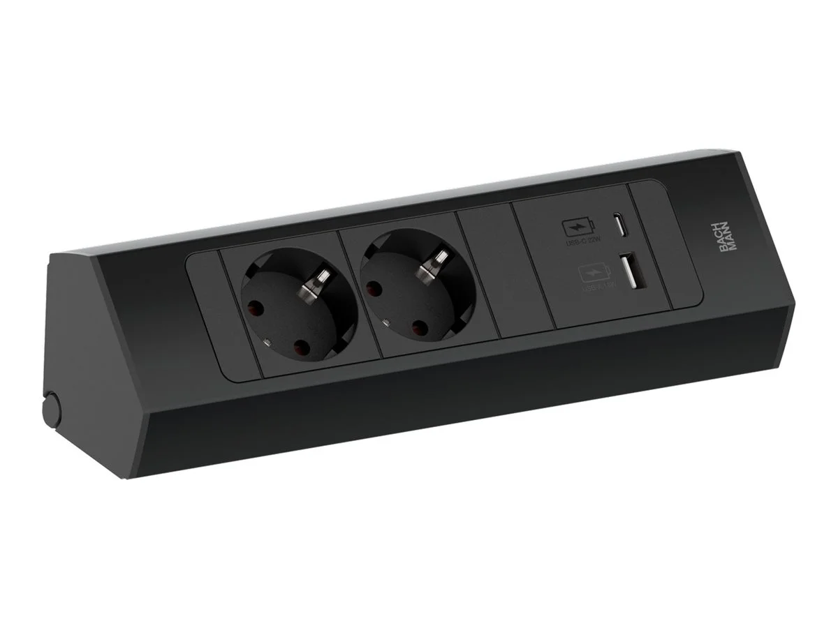 BACHMANN CASIA 2 2xCEE7/3 1xUSB A/C 2,0m