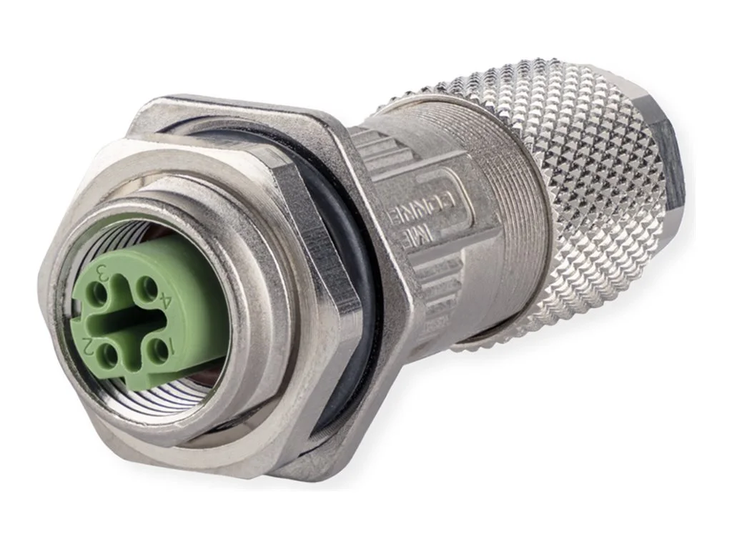 METZ CONNECT M12 Buchse D-kodiert IP67