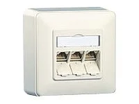 METZ CONNECT Modul Anschlussdose AP 3 Po