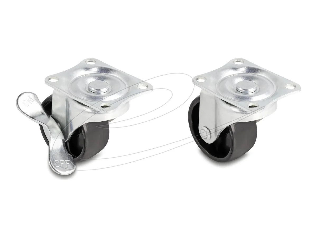 DELOCK Lenkrolle 50mm Tragkraft bis90kg