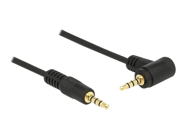 DELOCK Kabel Klinke 3,5mm 4 Pin Stecker