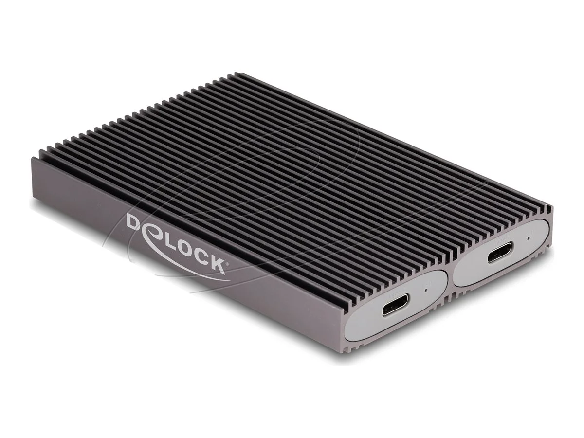 DELOCK Externes USB Type-C Dual Combo