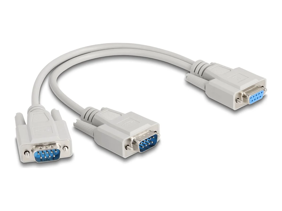 DELOCK Adapter Y-Kabel D-Sub9 1 x zu 2 x