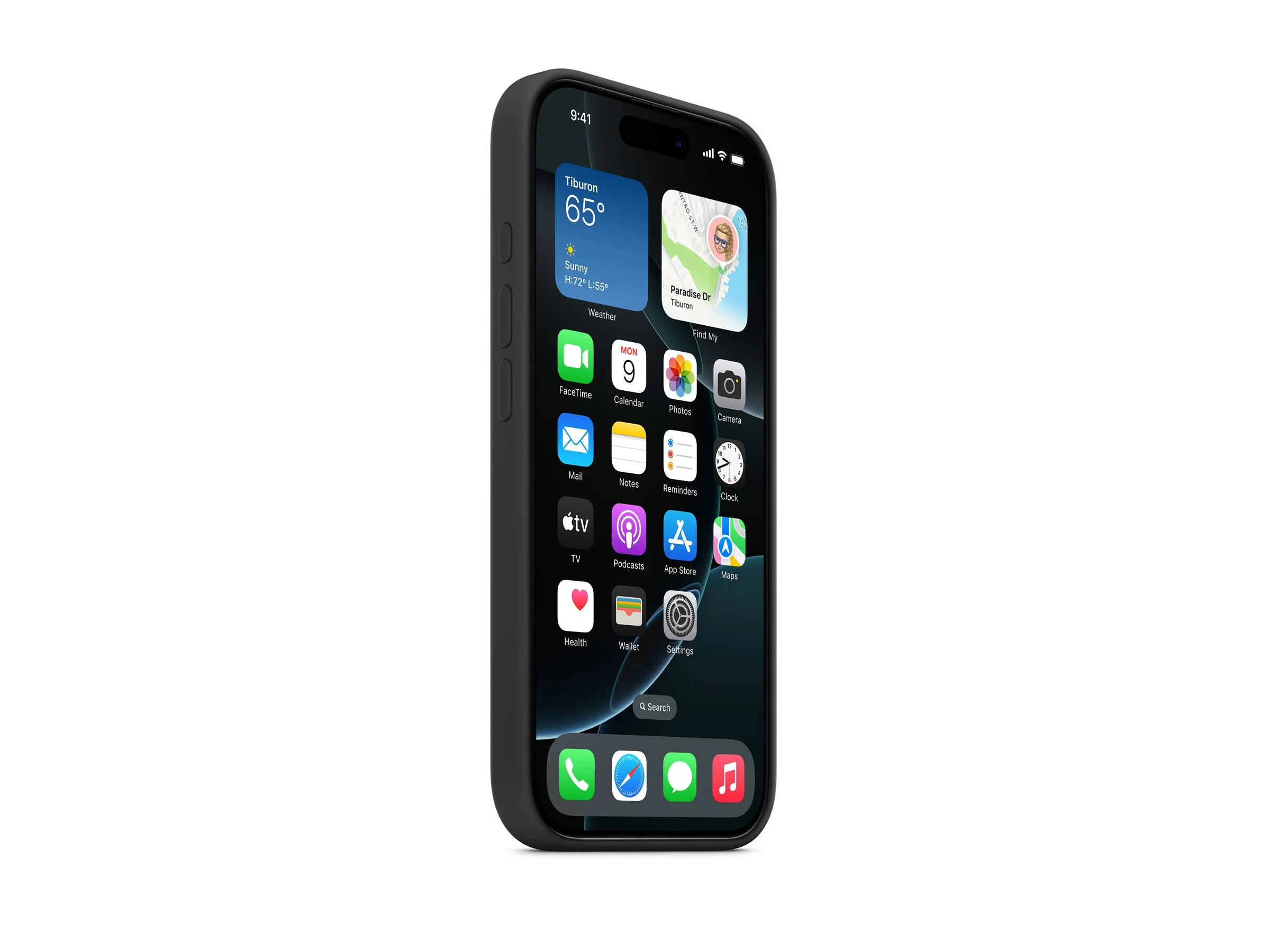 APPLE iPhone 16 Pro Sil Case Mgs Blk