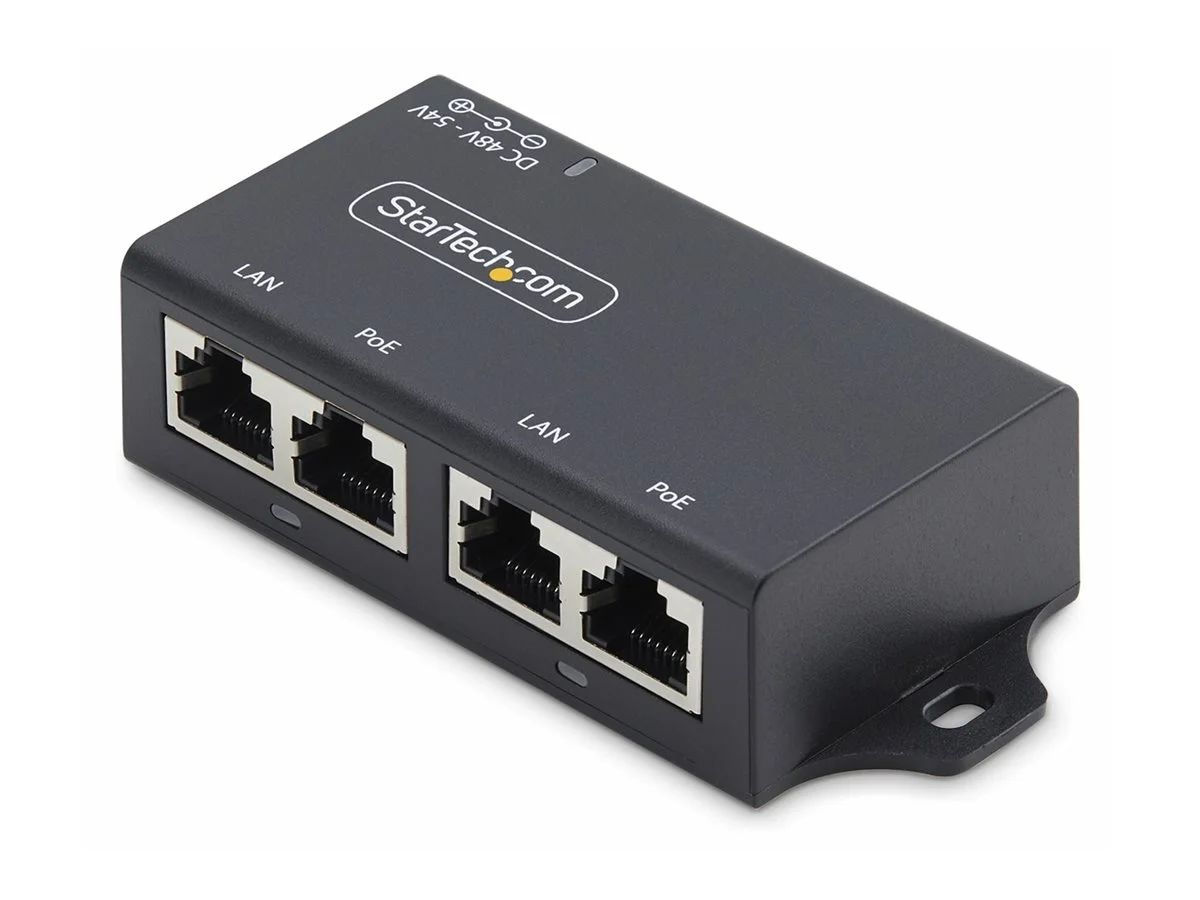STARTECH 2-Port 1Gbit PoE+ Injektor