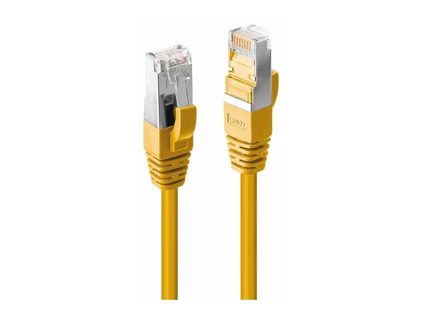 LINDY 1,5m Cat.6A S/FTP LSZH Cable Yel