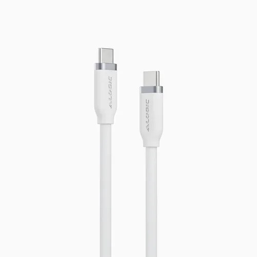Elements Silicone 5A/240W Tie USB-C to C Male White 1M