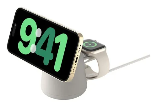 Boost Charge Pro Magnetic 2-in-1 QI2 15W Charging Station