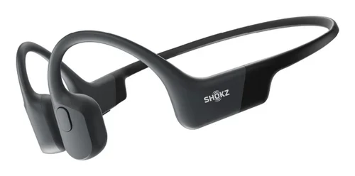 Shokz Openrun Black Open-Ear Sports Headset With USB-C Chargi
