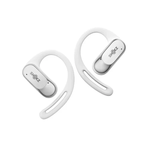 Shokz Openfit Air White Open-Ear Wireless Earbuds With E