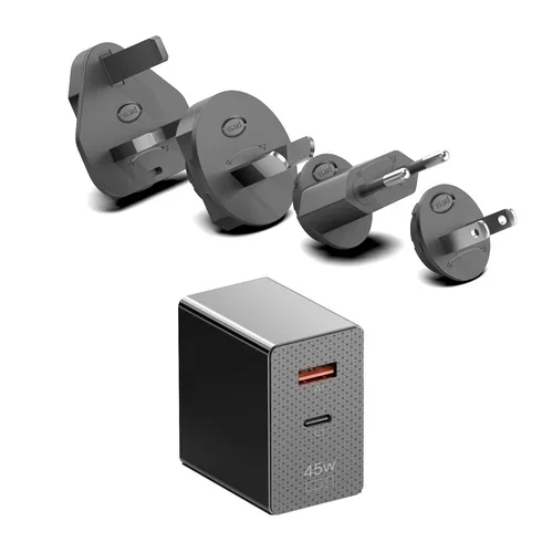 Bti Gan 45W Wallmount Adapter USB-C Multi Country Version