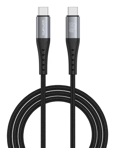 USB-C Kabel Primecord 60W 15M Schwarz Gun