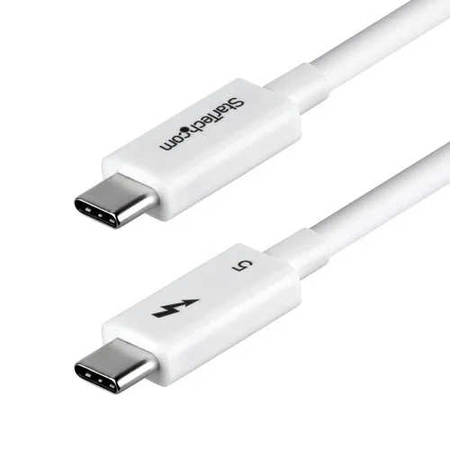 50CM Thunderbolt 5 Cable White 80GBPS/120GBPS/8K 60HZ/240W - WH