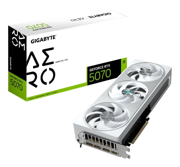 Giga VGA 12GB RTX5070 Aero OC-12G 3xDP/HDMI Geforce RTX 5070 Aero OC 12G