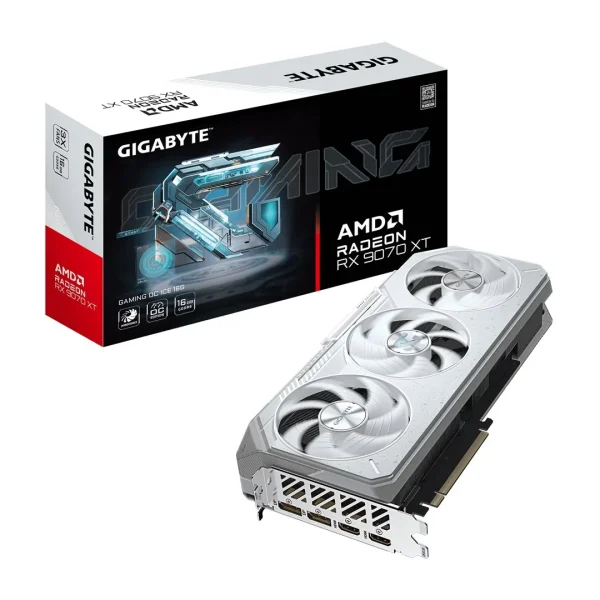 Giga VGA 16GB Radeon RX9070XT Gaming OC-Ice-16G 2xDP/2xHDMI Radeon RX 9070 XT Gaming OC Ice 16G