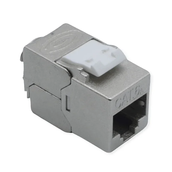 ROLINE Cat.6A STP Keystone, GHMT,  180° werkzeuglos