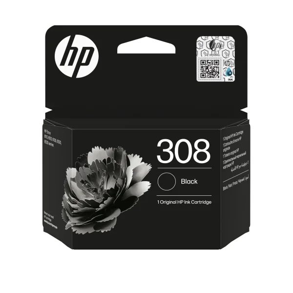 HP 308 Black Original Ink Cartridge