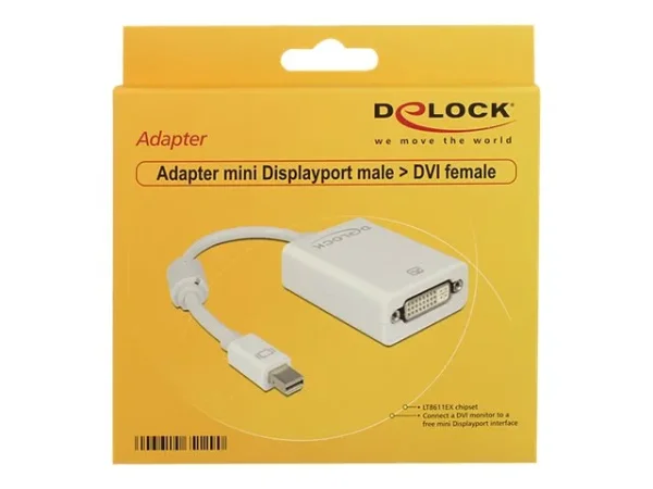 DELOCK Adap Displayp.-St mini>DVI24+5-Bu