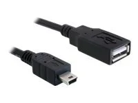 DELOCK Kabel USB 2.0-A Bu USB mini St