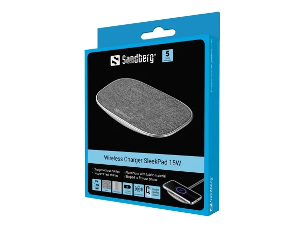 SANDBERG Wireless Charger Deck 15W