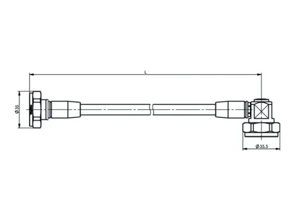 PUC TELE 7-16 Jumper Kabel 3/8z IP67